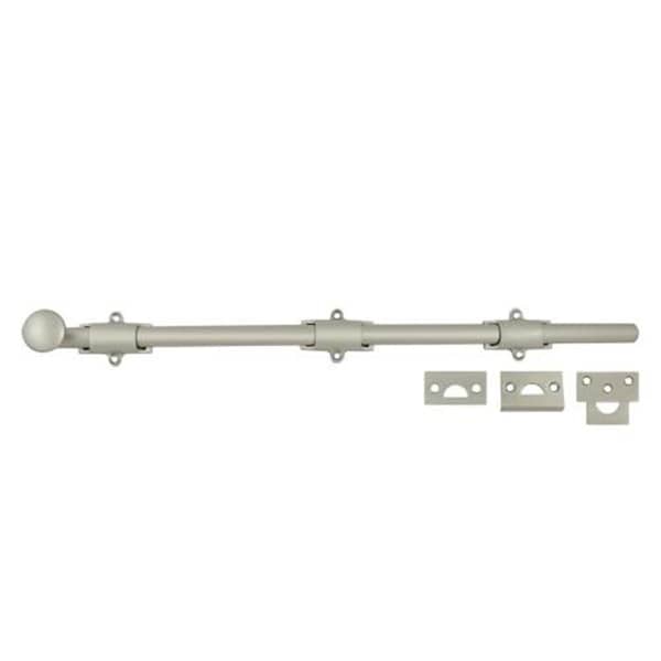 Dendesigns 18 in. Heavy Duty Surface Bolt, Satin Nickel - Solid DE2666993 - main